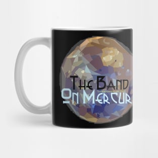 The band On Mercury planet logo blue Mug